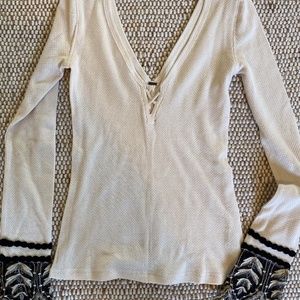 Free People (Size XS) Long Sleeve Shirt